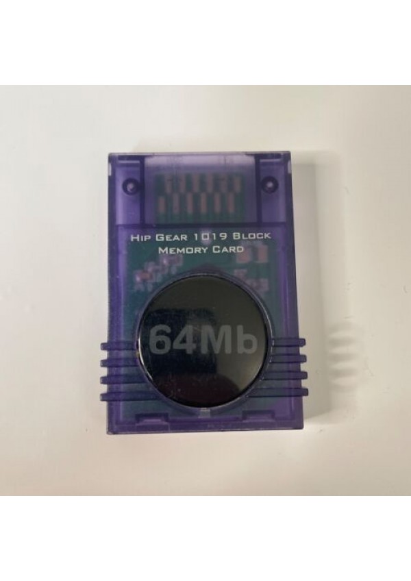 Carte Memoire Pour Nintendo Gamecube Par Hip Gear - 64 MB 1019 Blocks